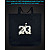 Eco bag with reflective print Michael Jordan 23 - black