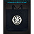 Eco bag with reflective print Chelsea - black