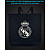 Єко сумка з світловідбиваючим принтом Реал Мадрид - чорна