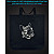 Эко сумка со светоотражающим принтом Кот принт - черная