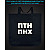Eco bag with reflective print PTN PNH - black
