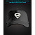 Cap with reflective print The Superman Logo - black