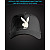 Cap with reflective print Playboy - black