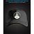 Бейсболка со светоотражающим принтом Йога Логотип - черная
