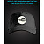 Бейсболка со светоотражающим принтом Ютюб Логотип - черная