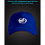 Бейсболка со светоотражающим принтом ЗАЗ Логотип - синяя
