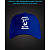 Cap with reflective print Thank you God that I am not a Muscovite - blue