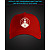 Cap with reflective print Yoga Logo - red