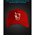 Cap with reflective print Hello Kitty - red