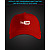 Cap with reflective print Youtube - red