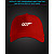 Cap with reflective print James Bond 007 - red