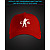 Cap with reflective print CS GO Hero - red