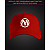 Cap with reflective print Magic The Gathering - red