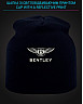 Cap with reflective print Bentley Logo - black