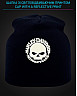 Cap with reflective print Harley Davidson Skull - black
