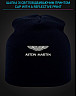 Cap with reflective print Aston Martin Logo - black