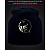 Cap with reflective print Angry Face - black