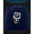 Cap with reflective print Zombie - blue