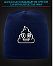 Cap with reflective print Pooo - blue