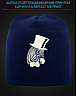 Cap with reflective print Zebra Hat - blue