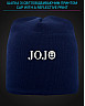 Cap with reflective print Jojo - blue