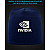 Cap with reflective print NVIDIA - blue