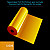 Premium FLEX PU thermal film for textiles, color Medium Yellow, linear meter