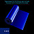 Premium FLEX PU thermal film for textiles, color Blue, linear meter