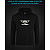 Hoodie with Reflective Print Toyoda - XS black