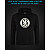 Hoodie with Reflective Print Chelsea - M black