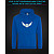 Худі з світловідбиваючим принтом Ямаха Логотип 2 - XS синя