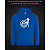 Худі з світловідбиваючим принтом Фольксваген Логотип Дівчина - XS синя