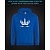 Hoodie with Reflective Print Cute Little Unicorn - 2XL blue