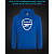 Hoodie with Reflective Print Arsenal - M blue