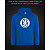 Hoodie with Reflective Print Chelsea - XS blue