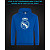 Hoodie with Reflective Print Real Madrid - 2XL blue