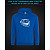 Hoodie with Reflective Print Trollface - 2XL blue