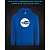 Hoodie with Reflective Print Youtube Logo - XL blue