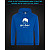 Hoodie with Reflective Print Harry Potter Society - M blue