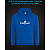 Hoodie with Reflective Print CS GO Logo - M blue
