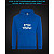 Hoodie with Reflective Print Putin is a jerk - XL blue