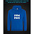 Hoodie with Reflective Print PTN PNH - XS blue