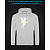 Hoodie with Reflective Print Little Fairy - XS grey