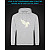 Hoodie with Reflective Print Pegas Wings - M grey