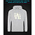 Hoodie with Reflective Print American football - XS grey