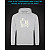 Hoodie with Reflective Print Like And Share - XS grey