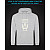 Hoodie with Reflective Print Russian warship go fuck yourself - 2XL grey