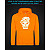 Hoodie with Reflective Print Call Of Duty Black Ops - M orange