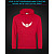 Худі з світловідбиваючим принтом Ямаха Логотип 2 - XS червона