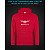 Hoodie with Reflective Print Bentley Logo - 2XL red